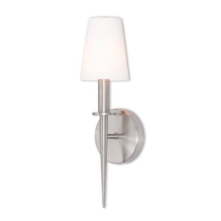 Livex Lighting Witten 1 Light Brushed Nickel ADA Wall Sconce 41692-91