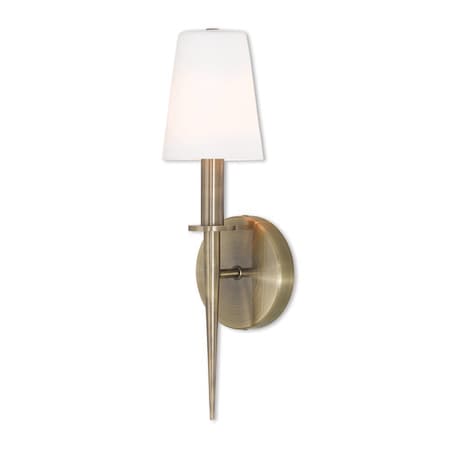 Livex Lighting Witten 1 Light Antique Brass ADA Wall Sconce 41692-01