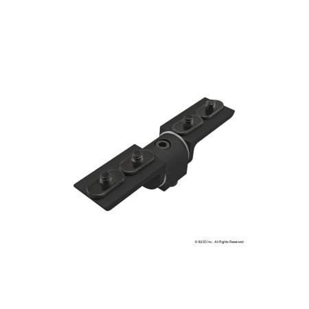 80/20 Living Hinge, 90 Deg, W/Crnr Brkt 10 S 4169-BLACK