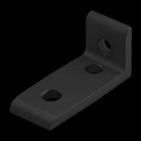 80/20 InsideCornerBracket, Alum, Blk, 1in, 2in 4176-BLACK
