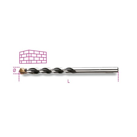 Beta 12.00mm HSS TiN Jobber Length Drill Bit 004170125