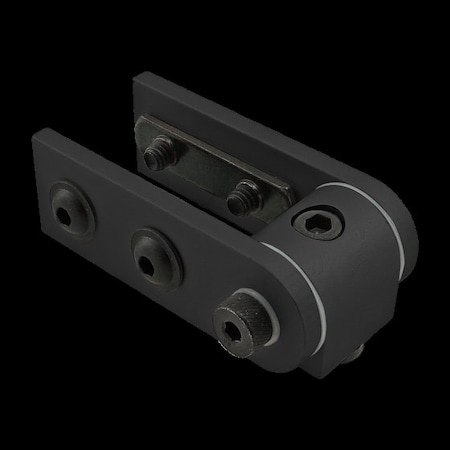 80/20 Black 90 Deg Living Hinge For 1010 4183-BLACK