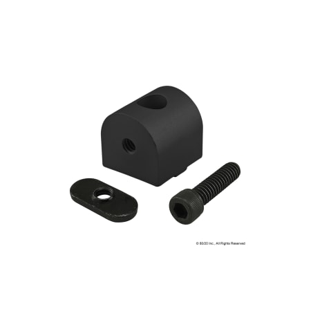 80/20 Black 10 S 0 Degree Pivot Nub 4187-BLACK