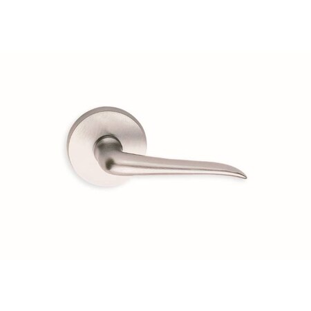 Omnia Left Hand 42 Knob with 2-5/8" Rose Single Dummy Satin Nickel 42/01.SD15