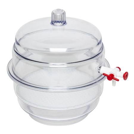 Bel-Art Bel-Art "SPACE SAVER" PC Vacuum Desiccator Clear PC Bottom:0.20 cu.ft. F42022-0000