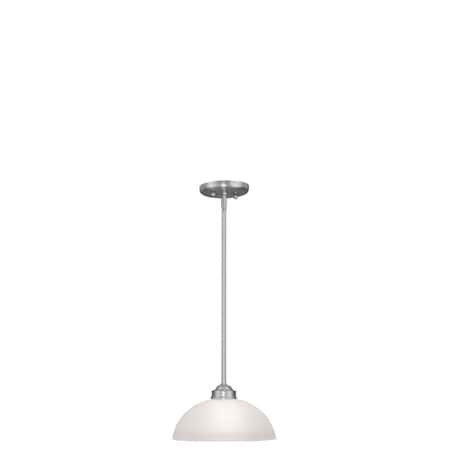 Livex Lighting Somerset 1 Light Brushed Nickel Pendant 4211-91