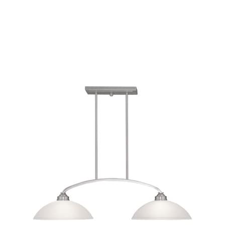 Livex Lighting Somerset 2 Light Brushed Nickel Billiard 4222-91