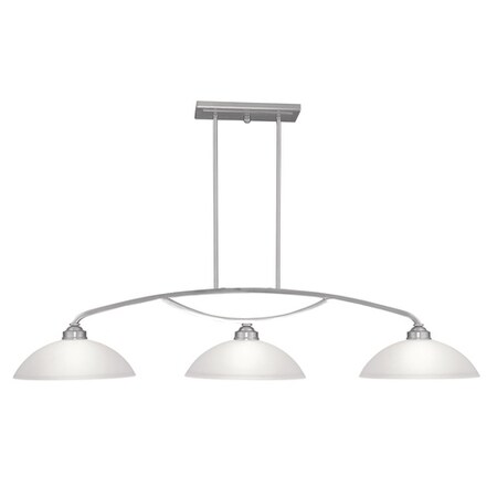 Livex Lighting Somerset 3 Light Brushed Nickel Billiard/Island 4224-91