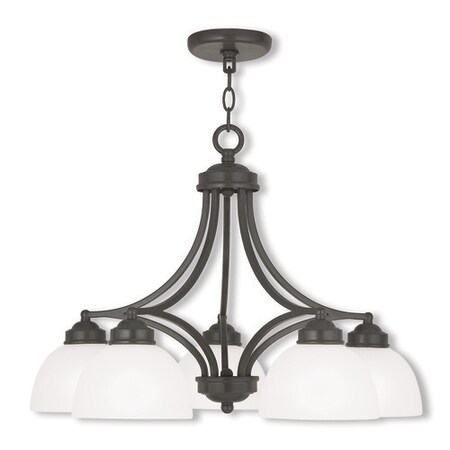 Livex Lighting Somerset 5 Light English Bronze Dinette Chandelier 4225-92