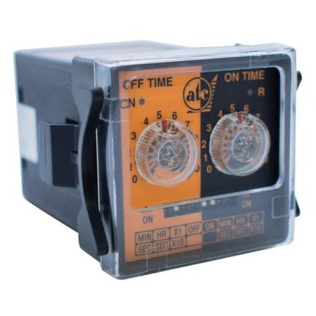 Atc Diversified Electronics Plug-in Repeat Cycle Timer, 1/16 DIN 422AR100SOX