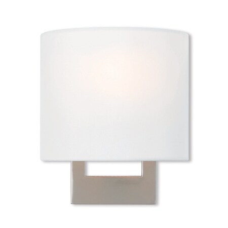 Livex Lighting Hayworth 1 Light Brushed Nickel ADA Wall 42400-91