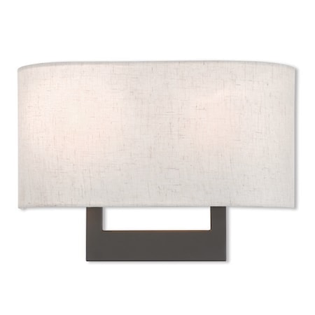 Livex Lighting Hayworth 2 Light Bronze ADA Wall Sconce 42421-07