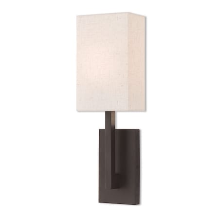 Livex Lighting Hayworth 1 Light Bronze ADA Wall Sconce 42423-07