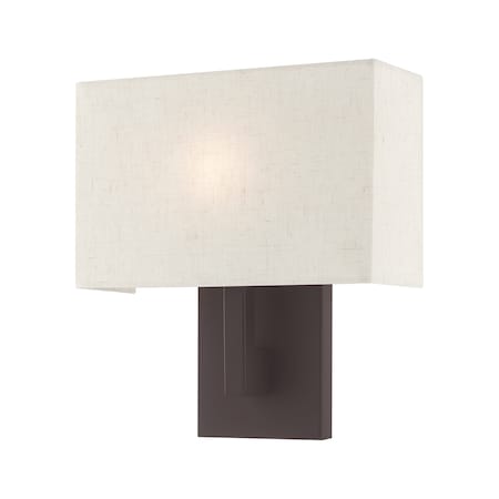 Livex Lighting Hayworth 1 Light Bronze ADA Wall Sconce 42424-07