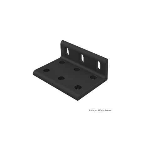 80/20 Slotted 9 Hole Inside Corner Bracket 10S 4251-BLACK