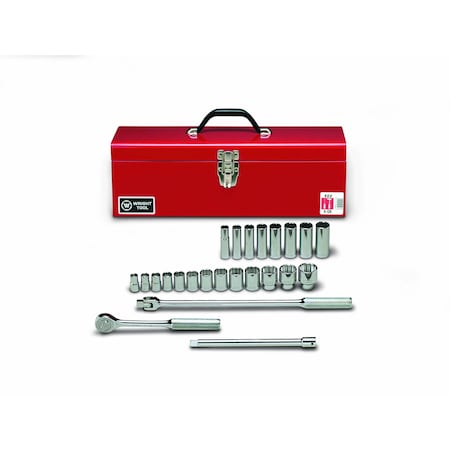 Wright Tool 1/2" Drive SAE, 24 pcs 425