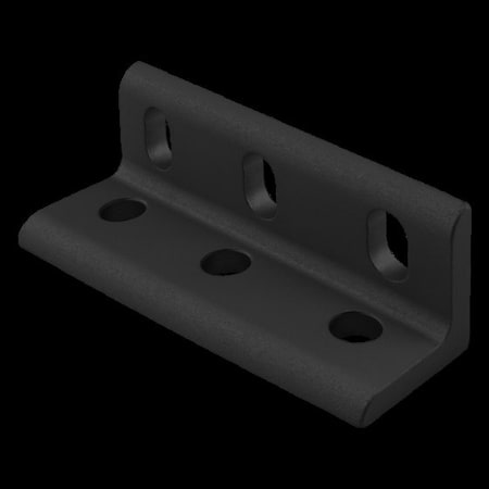 80/20 Slotted 6 Hole Inside Corner Bracket 10S 4266-BLACK
