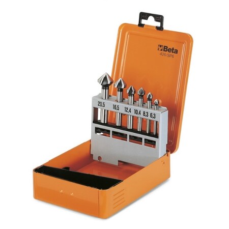 Beta Countersink Cutter Set, 6 pcs. 004260030