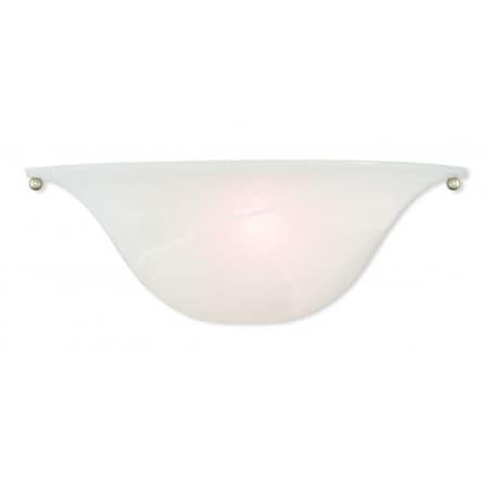 Livex Lighting Painted Satin Nickel Wall Sconce, 1 Light 42700-81