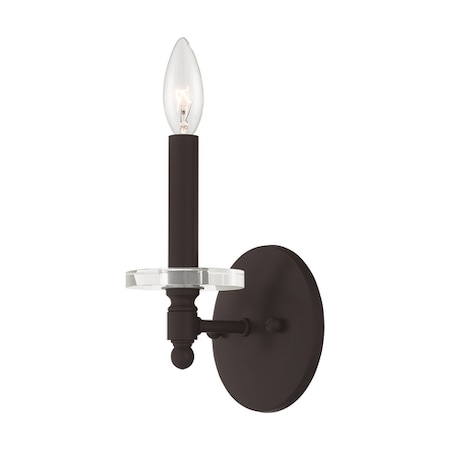 Livex Lighting Bancroft 1 Light Bronze Wall Sconce 42701-07