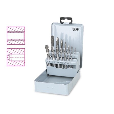 Beta Machine Tap Set, 14 pcs. 004280201