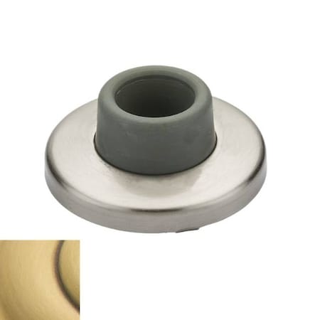 Baldwin Estate Satin Brass with Brown Door Stop 4293.060