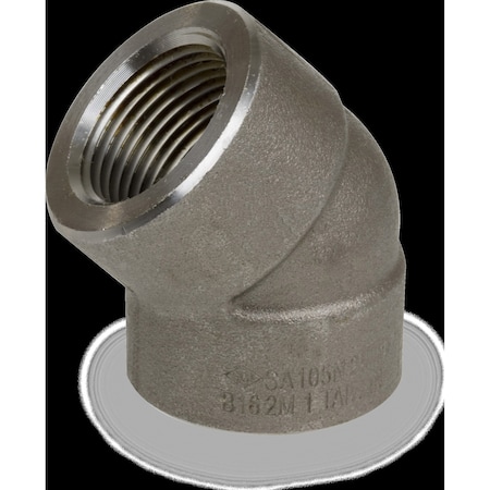 Smith-Cooper Thrd 45 Elbow, Forged, 2000, 1-1/2" 4308000462