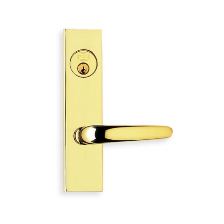 Omnia LH 762 LVR 4000 Plate Classroom 212BS Mort Bright Brass 4762J0025L1