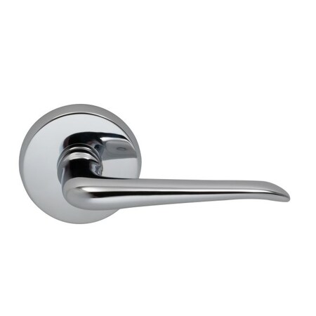 Omnia Knob 2-5/8" Rose Pass 2-3/8" BS T 1-3/4" Door Bright Chrome 42 42/00B.PA2