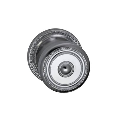 Omnia Knob 2-5/8" Rose Pass 2-3/4" BS T 1-3/8" Doors Bright Chrome 430 430/00A.PA2