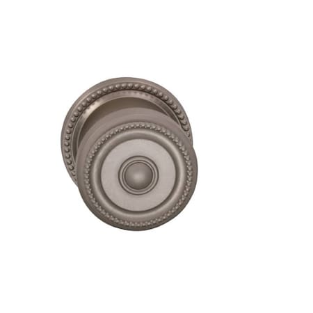 Omnia Knob 2-5/8" Rose Priv 2-3/4" BS T 1-3/8" Doors Satin Nickel 430 430/00A.PR15