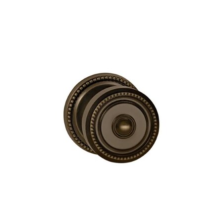 Omnia Knob 2-5/8" Rose Pass 238BS Full Lip 1-3/8" Doors Shaded Bronze 430 430/00F.PA4