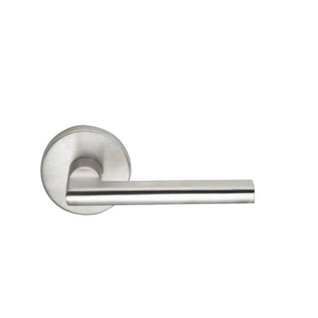 Omnia Stainless Lever Pass 2-3/4" BS Full Lip 1-3/8" Doors Satin SS 43 43/00AF.PA32D