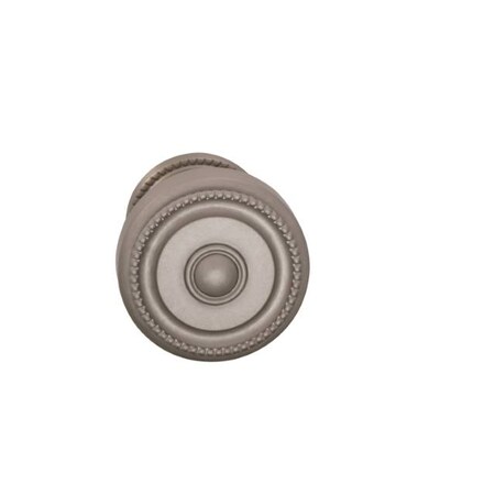 Omnia Knob 1-3/4" Rose Pass 2-3/8" BS T 1-3/4" Doors Satin Nickel 430 430/45B.PA15