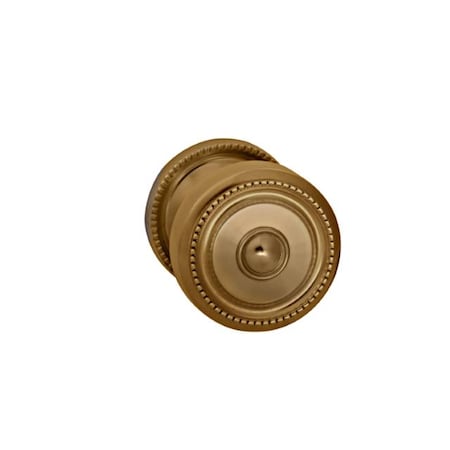 Omnia Knob with 2-3/16" Rose Single Dummy Unlacquered Bright Brass 430 430/55.SD3A