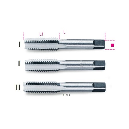 Beta Straight Flute Hand Tap, 4 Flutes, UNC 004300051