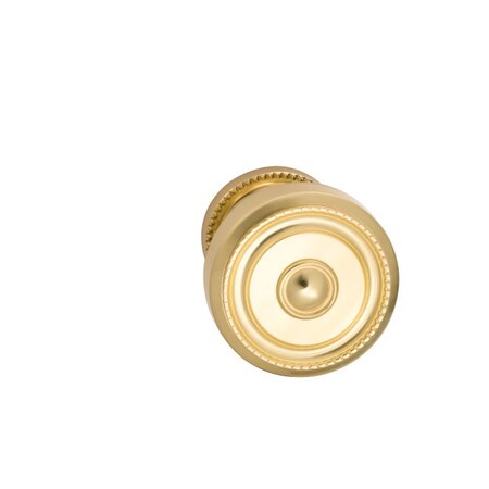 Omnia Knob 1-3/4" Rose Pass 234BS Full Lip 1-3/4" Doors Bright Brass 430 430/45CF.PA1