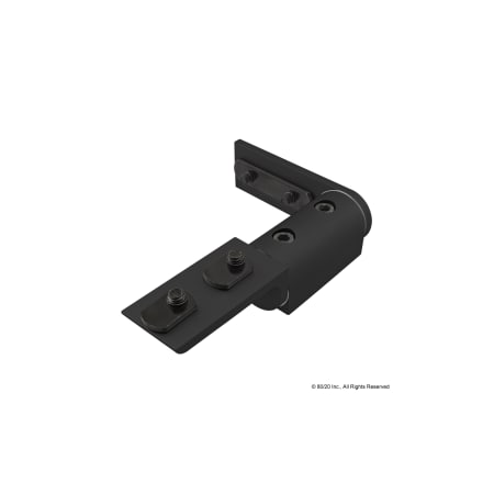 80/20 Univ Living Hinge W/Corner Bracket 15S 4313-BLACK