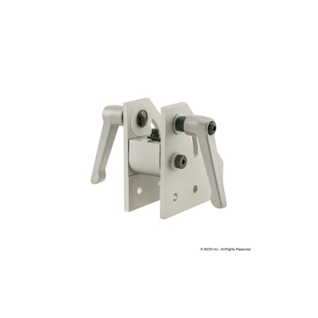80/20 PivotBracket, Alum, Slvr, 653/64in, 617/32in 4317