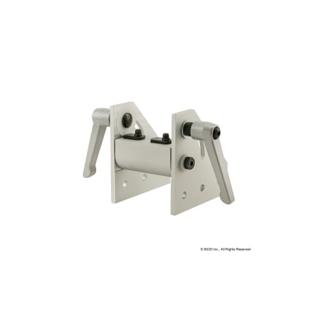 80/20 PivotBracket, Alum, Silver, 653/64in, 3in 4318