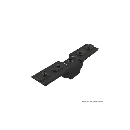 80/20 Living Hinge, 90 Deg, W/Crnr Brkts 15 S 4322-BLACK