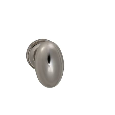 Omnia Knob 1-3/4" Rose Pass 2-3/4" BS T 1-3/8" Doors Bright Nickel 432 432/45A.PA14