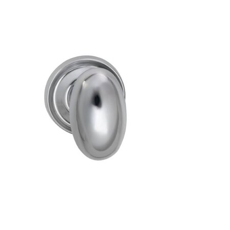 Omnia Knob 2-3/16" Rose Pass 2-3/8" BS T 1-3/4" Doors Bright Chrome 432 432/55B.PA2