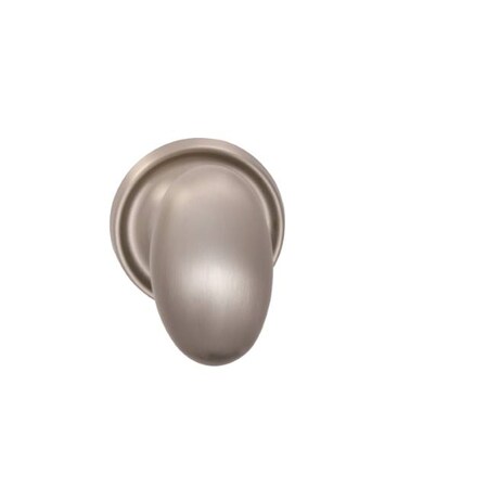 Omnia Knob 2-3/16" Rose Pass 2-3/8" BS T 1-3/8" Doors Satin Nickel 432 432/55.PA15