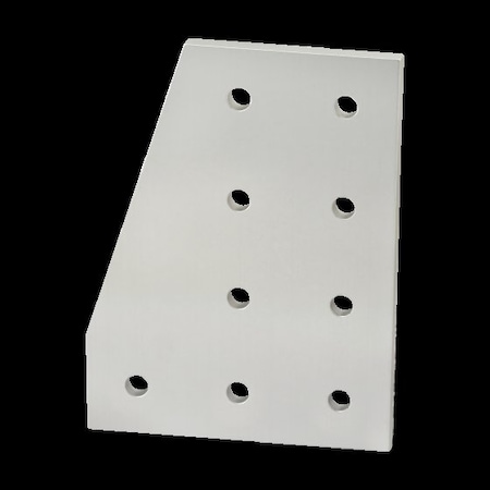 80/20 JoiningPlate, Aluminum, Silver, 6in, 1/4in 4326