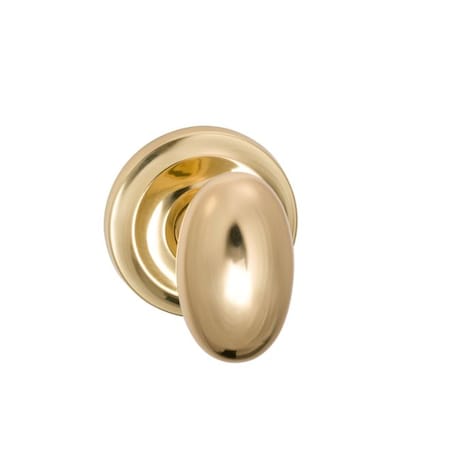 Omnia Knob 2-5/8" Rose Priv 2-3/8" BS T 1-3/4" Doors Bright Brass 432 432/00B.PR1