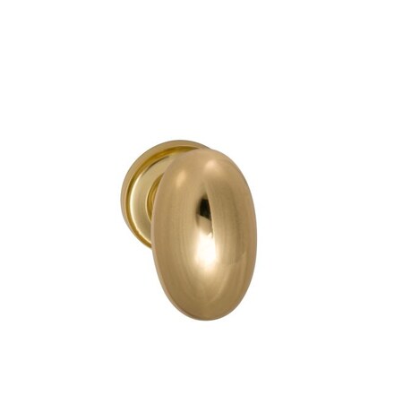Omnia Knob 1-3/4" Rose Pass 2-3/4" BS T 1-3/8" Doors Bright Brass 432 432/45A.PA1
