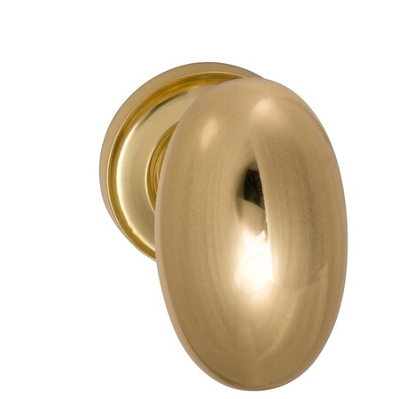 Omnia Knob 1-3/4" Rose Pass 2-3/8" BS T 1-3/8" Doors Bright Brass 432 432/45.PA1