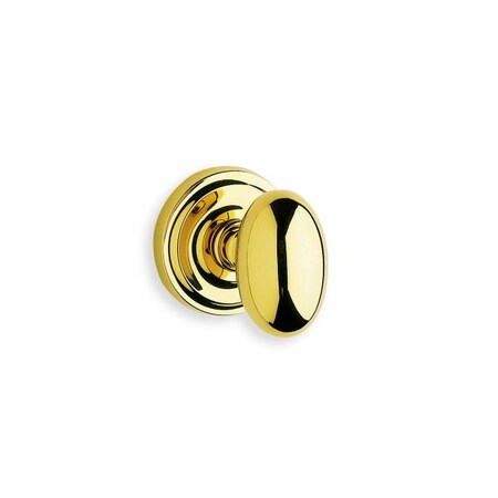 Omnia Knob 2-3/16" Rose Pass 238BS Full Lip 1-3/8" Doors Bright Brass 432 432/55F.PA1