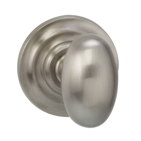 Omnia Knob Traditional Rose Pass 2-3/4" BS T Strike Satin Nickel 434 434TD/234T.PA15